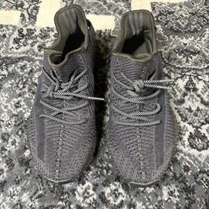 Adidas Yeezy Boost 350 V2 Black Non-Reflective Sz 8.5 Men FU9006 Authentic